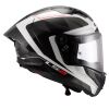 LS2 FF805 THUNDER-06 GP AERO CARBON-6K helma bílá/šedá vel.M